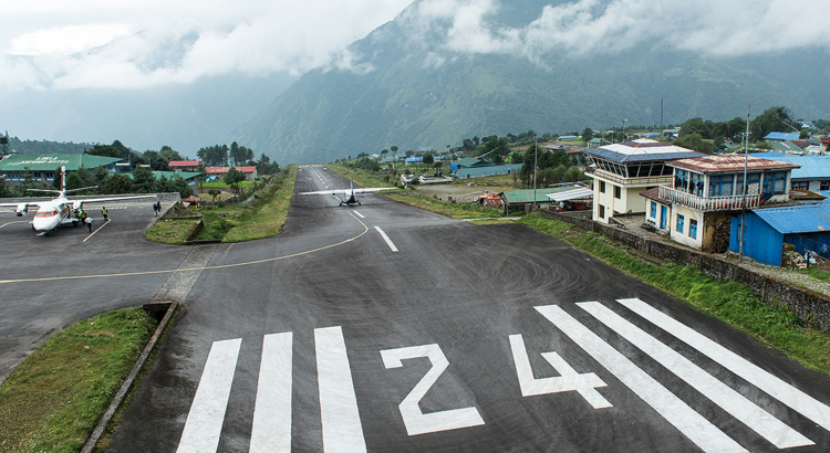 Nepal Flughafen Lukla Mount Everest